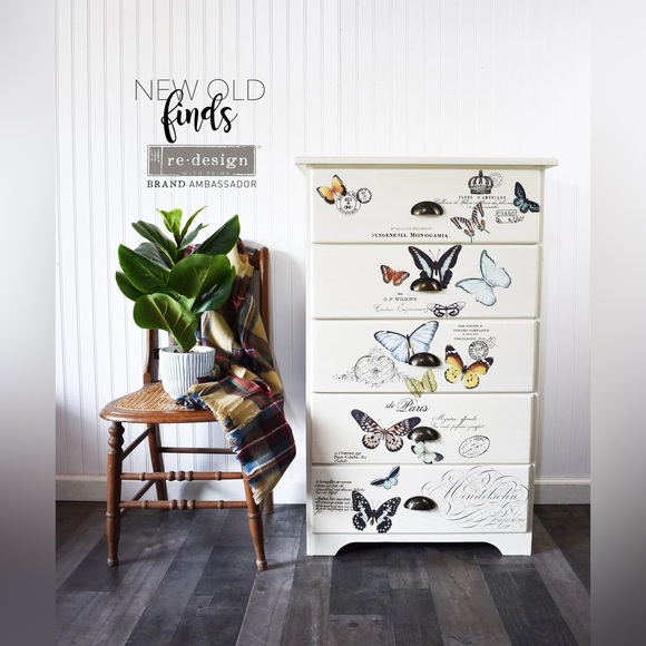 Redesign with Prima Decor Transfer ~ BUTTERFLY DANCE 24” x 35” - Picture 4 of 5